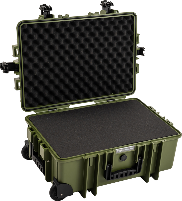 800q-01_126548 BW Outdoor Type 6700 Pre Cut  / Bronze green / Harðtaska á hjólum - Image 1