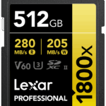 Lexar SDXC Pro 1800x  512GB