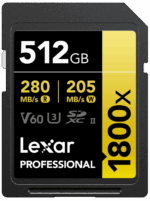 Lexar SDXC Pro 1800x  512GB